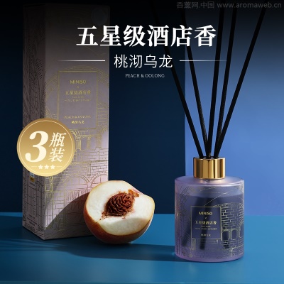 MINISO名创优品香薰五星级白茶香薰家用室内持久环球花语无火香氛