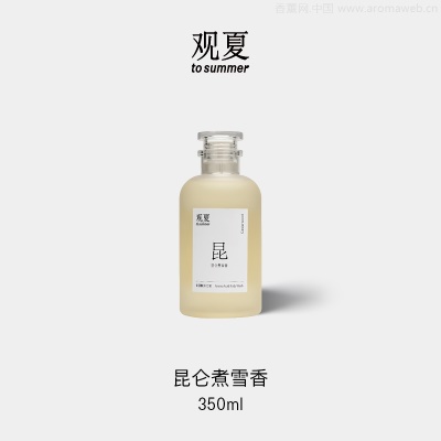 观夏氨基酸沐浴液350ml香氛洗护昆仑煮雪tosummer