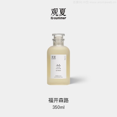 观夏氨基酸沐浴液350ml香氛洗护昆仑煮雪tosummer