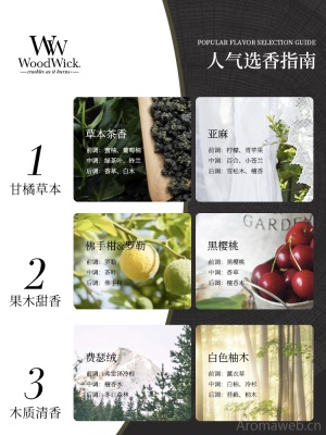 WoodWick美国进口香薰蜡烛居家祛味卧室家用持久高端生日伴手礼物