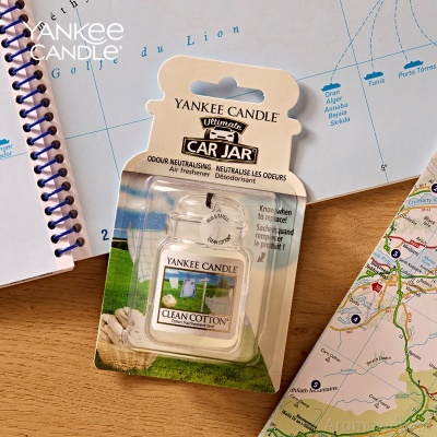 yankeecandle扬基汽车香水车载香薰固体车用挂饰香氛持久高端摆件