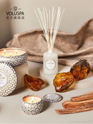 美国VOLUSPA-Maison系列无火香薰藤条天然精油扩香器礼物净化空气