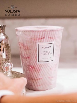 VOLUSPA 美国进口 玫瑰系列香薰蜡烛 冰淇淋甜筒 香氛 椰子蜡香薰