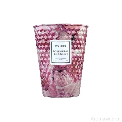 VOLUSPA 美国进口 玫瑰系列香薰蜡烛 冰淇淋甜筒 香氛 椰子蜡香薰