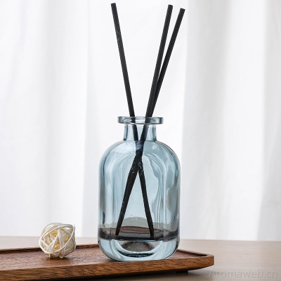 无火香薰瓶空瓶摆件藤条干花香水精油玻璃香熏瓶子厕所香氛扩香瓶