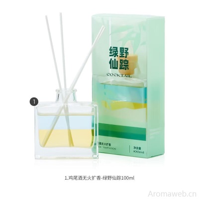 节气盒子 无火香薰卧室家用室内房间香氛鸡尾酒系列扩香瓶厕所空气清新