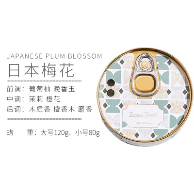 新品diy手工生日香氛蜡烛伴手礼 无烟大豆蜡礼品罐头浪漫香薰批发