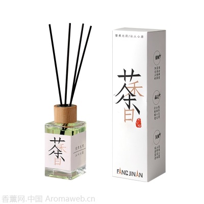 无火香薰家用卧室客厅摆件持久留香白茶藤条香薰清新空气香薰精油